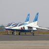 Taxiing of Blue Impulse