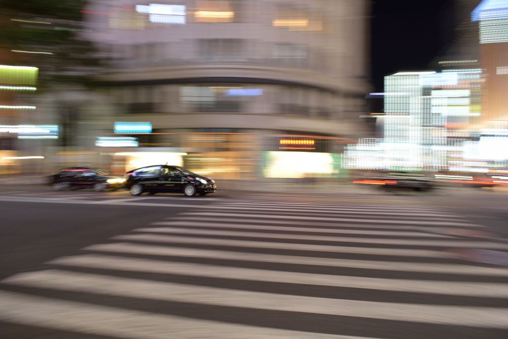 銀座のタクシー
