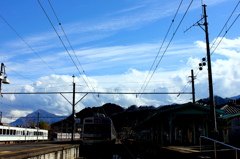 三峰口駅の空