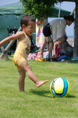 初めてのサッカー