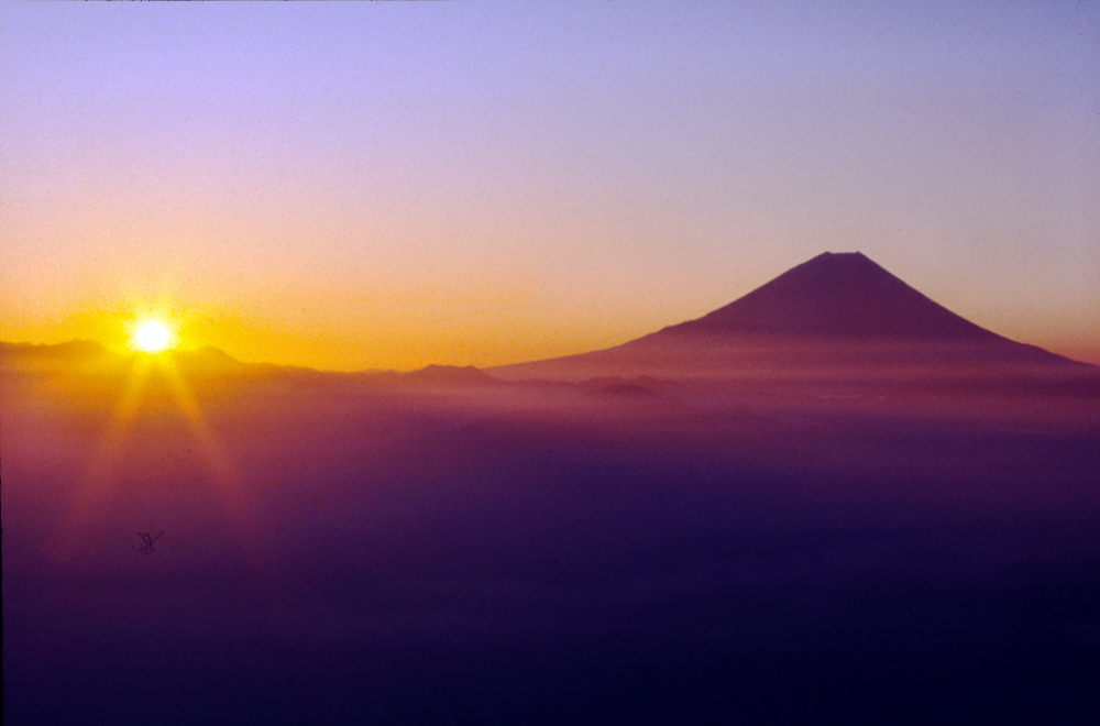 櫛形山日の出