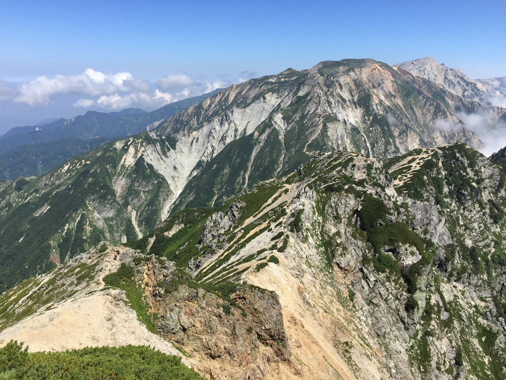 白馬岳と不帰嶮