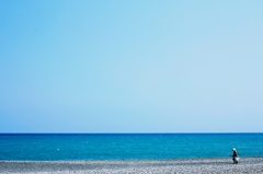 夏の釣り人*