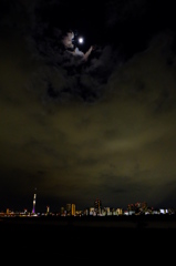 台風一過の夜