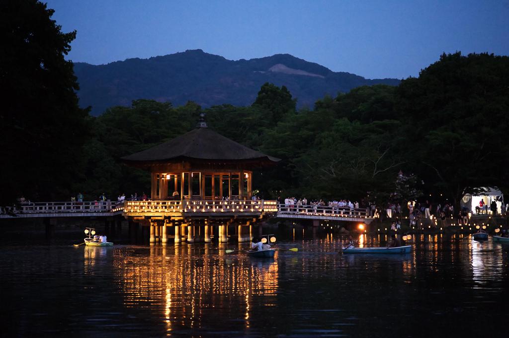 なら燈花会　浮見堂 2013