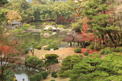 名勝　縮景園