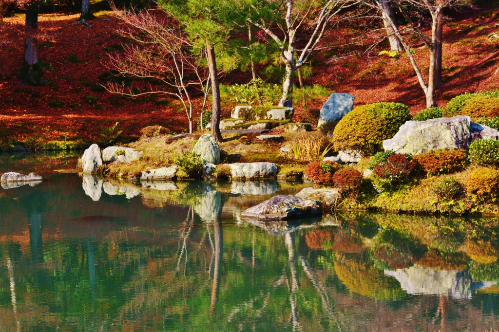 天龍寺　曹源池庭園　～京都嵐山晩秋紀行～