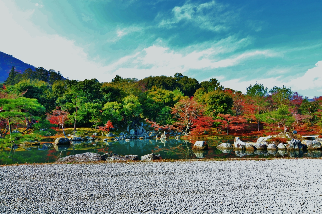 天龍寺　曹源池庭園　～京都嵐山晩秋紀行～