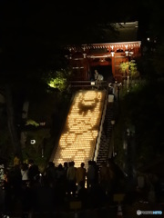 草津湯畑キャンドル「夢の灯り」１