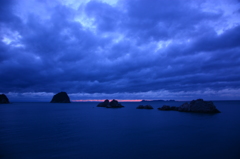 中林海岸夜明け