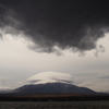 富士山と笠雲と暗雲と IMG_0149