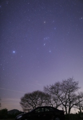 オリオン座と オリオン座と