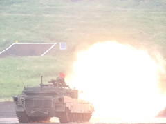 ９０式戦車　射撃