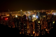 ヴィクリトリアンピークの夜景
