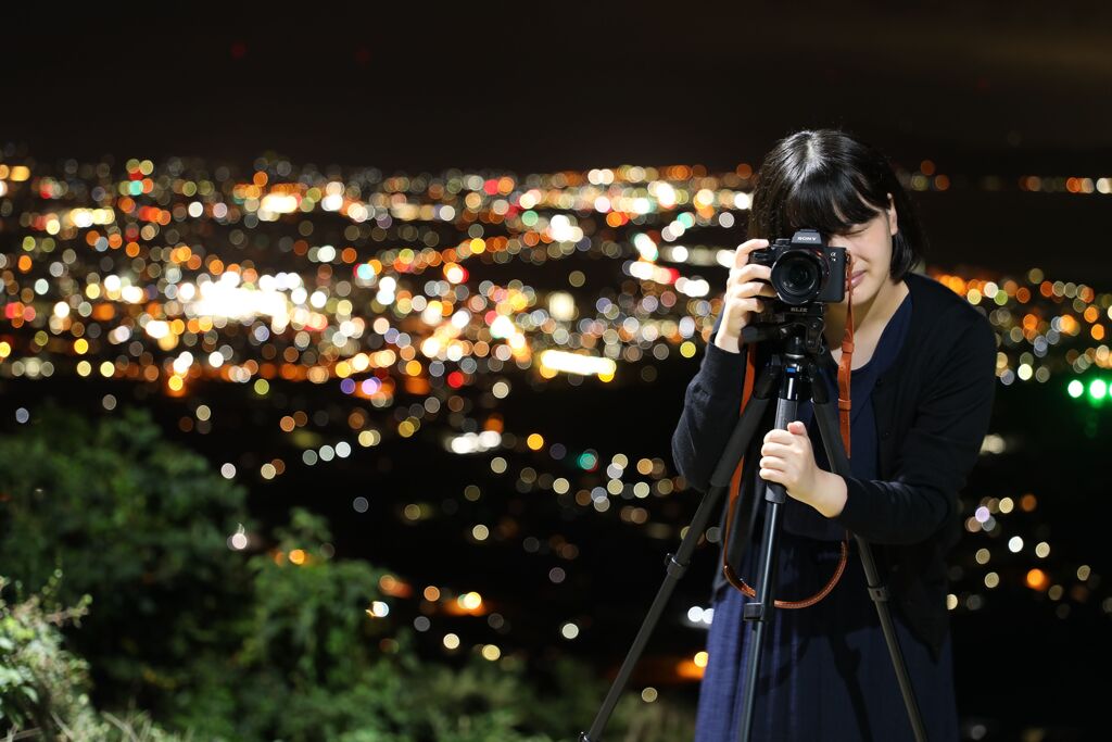 夜景を撮らない人を夜景と撮る