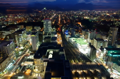 札幌JRタワーからの夜景