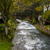 龍泉洞橋から清水川