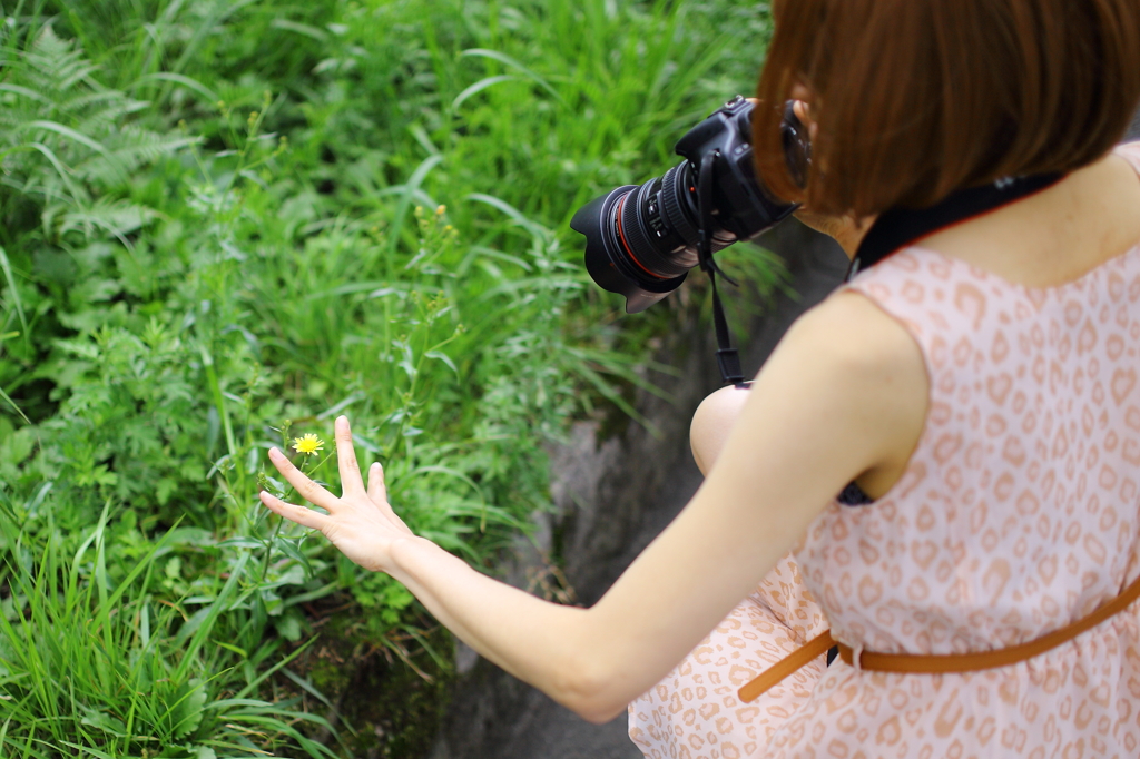 カメラ女子