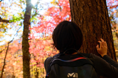 初めての紅葉ハイキング♪