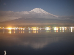 夜中の富士山