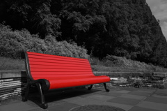 Red bench