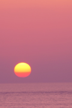 Sunset of the Sea of Japan