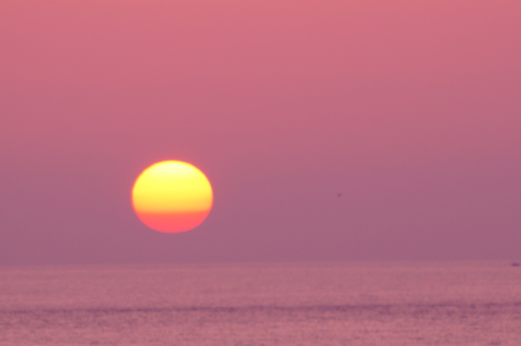 Sunset of the Sea of Japan