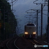 朝霧の中のサンライズ