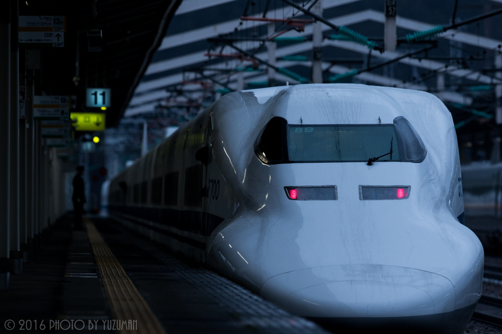 気さくな700系の車掌さん