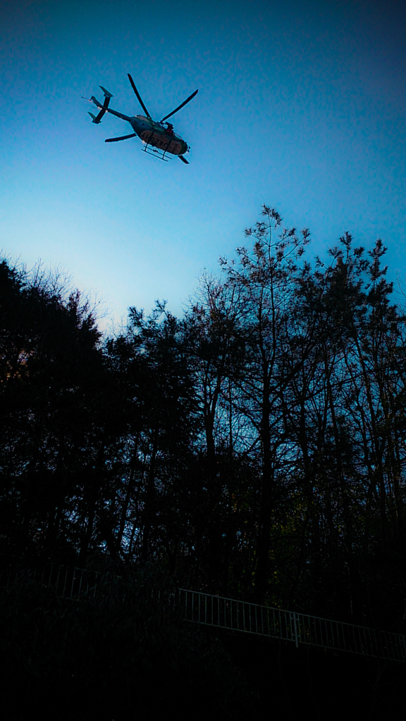防災ヘリ登場！