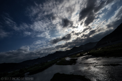 千種川の夕景