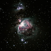 庭で望むオリオン大星雲(15s x14枚)