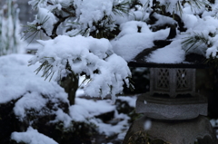 雪と灯篭
