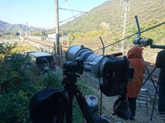 今日の撮影風景 (2/2)