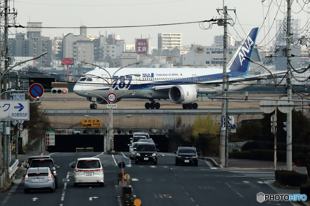 初・スカイパーク近くの歩道橋より（１／２）