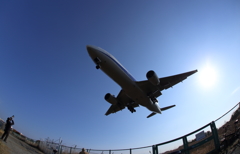 初の飛行機撮り
