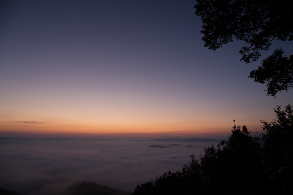夜明け前の雲海