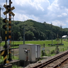 夏を走り去る列車