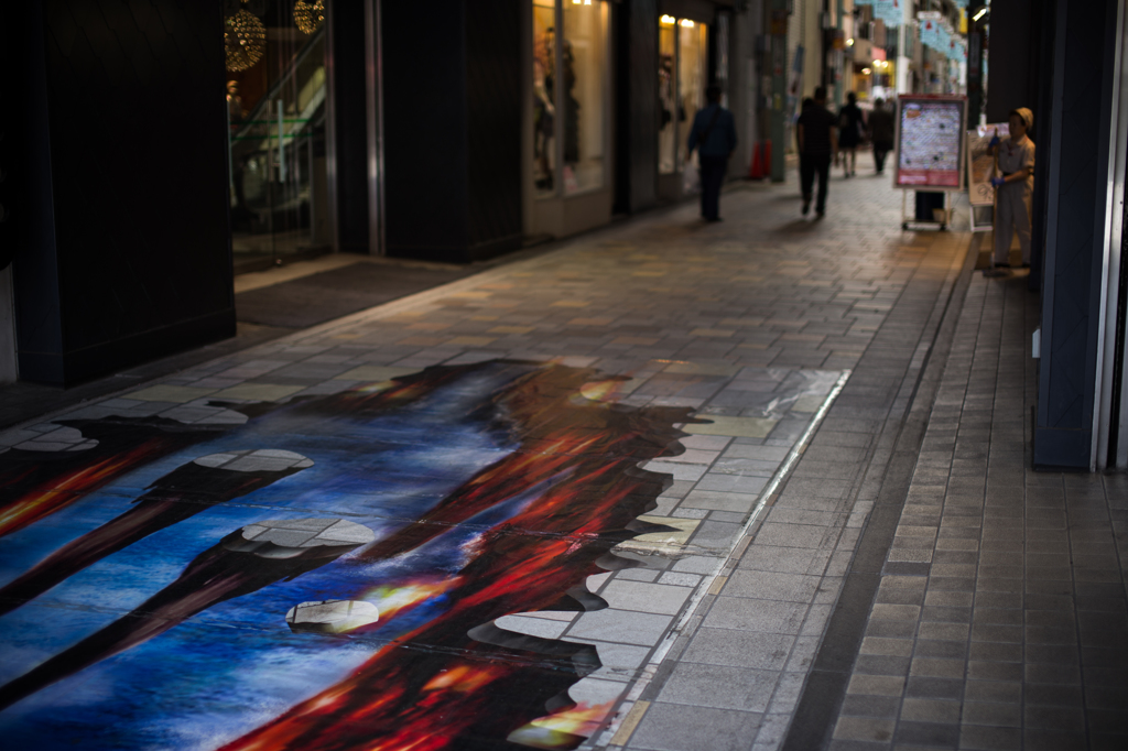 路面のアート