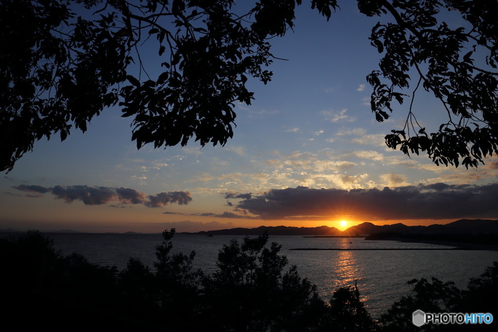 赤穂の夕景（２／３）