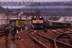 迫り来るトワイライトエクスプレス