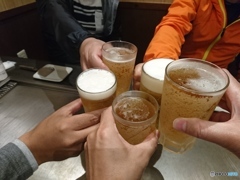 偽ビールで乾杯♪
