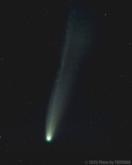 去り行くレモン彗星