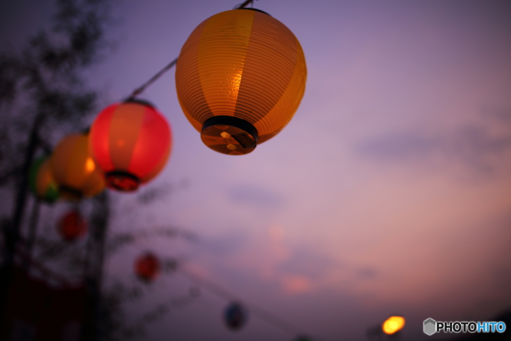 夕焼け提灯