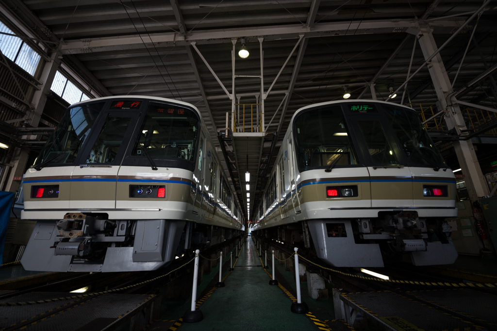 網干の車両基地へ行こう！！ (2/27)