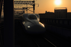 The silhouette of the N700
