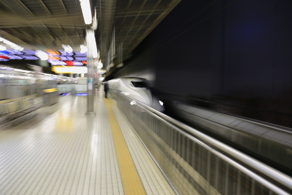 ズーム流しの練習