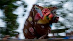 駆ける獅子