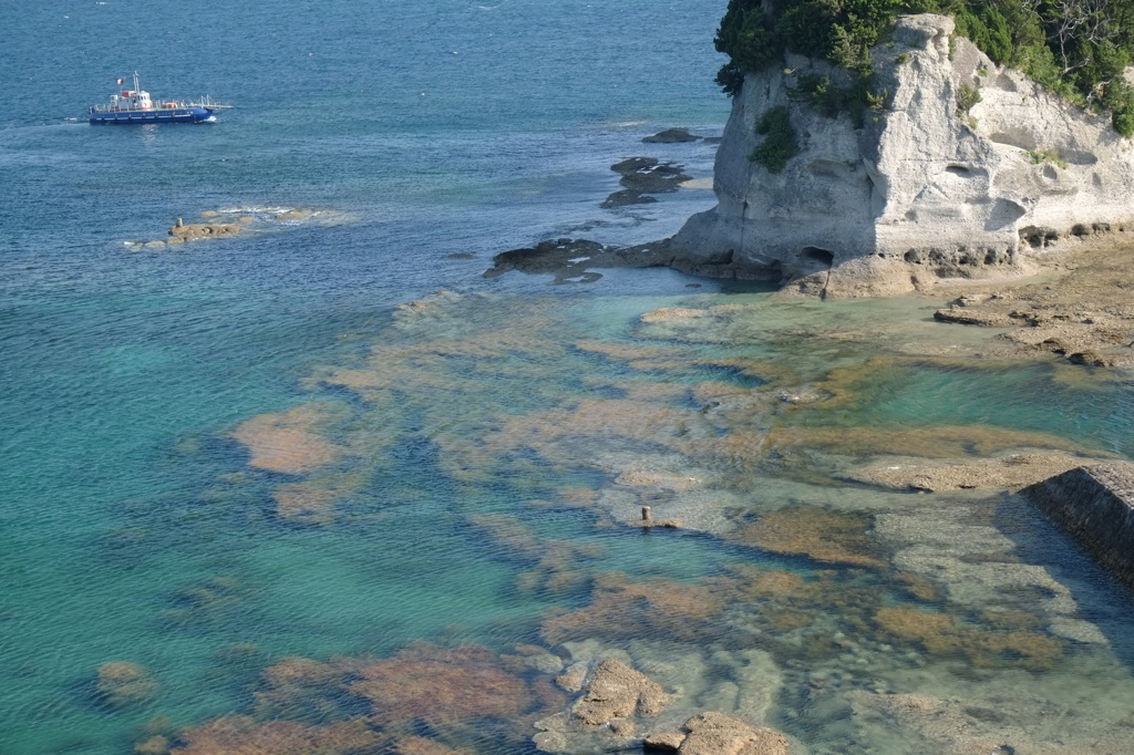 白浜の海