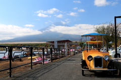 富士山とカートin山中湖